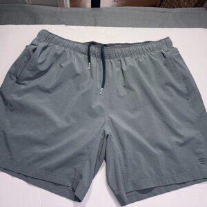 Men's Free Fly Apparel Shorts Performance Outdoor Sport size XL Gray